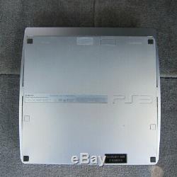 Sony PS3 Slim Satin Silver Limited Edition 3.55 OFW Excellent Condition