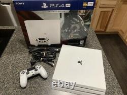 Sony PS4 PRO Glacier White Limited Edition With EXTRAS! GREAT CONDITION