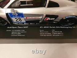 Spark 1/18 Audi R8 LMS 24hr Nurburgring 2015 #28 Great Condition Very Rare