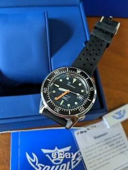 Squale 1521 Dive Watch 50 ATMOS Automatic, Complete Set & Great Shape