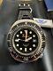 Squale 2002. Ss. Bk. Bk. Ht 101 Atmos Swiss Automatic Mint Condition