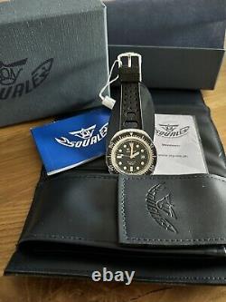 Squale 2002. SS. BK. BK. HT 101 Atmos Swiss Automatic Mint Condition