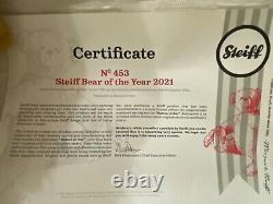 Steiff 2021 Bear of the Year Limited Edition #690624 Mint Condition