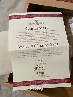 Steiff club bear 1999 limited edition boxed certificate perfect condition