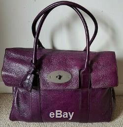 Superb Condition-Authentic Mulberry Ltd Edition Red Onion Bayswater & Dustbag
