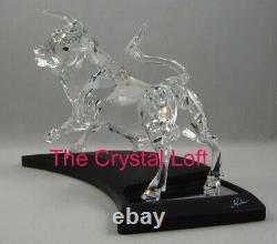 Swarovski Limited Edition Crystal Bull Mint Condition Complete With Stand