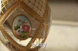 T. Faberge Four Seasons Egg Limited Edition #449 Great Condition