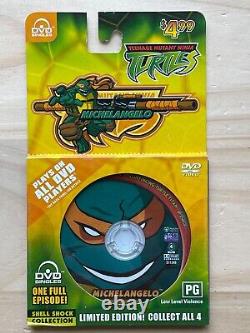 TMNT DVD Singles Shell Shock Collection Limited Edition Full Set Mint Condition
