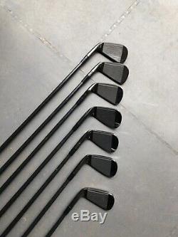 Taylor Made P790 Black Limited Edition Golf Irons 4-PW Excellent condition