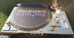 Technics 1200 ltd full gold 1999 DMC turntable Gold plated Mint Condition Deck