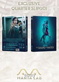 The Shape Of Water Manta Lab Exclusive Quarter Slip Blu Ray Steelbook New