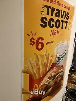Travis Scott Mcdonalds Poster MINT CONDITION Limited Edition Poster