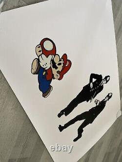 Trust ICon Busted Mario signed / 14-30 excellent condition, Sprayed Art