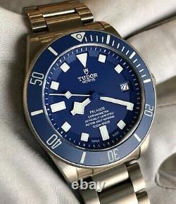 Tudor Pelagos Blue 25600TB Titanium COMPLETE SET! Stunning Condition! 25600