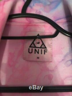 UNIF Tie Dye Moto Jacket, Medium, Rare, Limited Edition, Excellent Condition