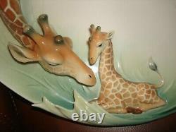 Very Rare-Limited Edition-Franz porcelain Endless Beauty-Giraffe Ornamental Tray
