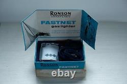 Vintage Ronson Fastnet lighter Boxed Rare Limited Edition. Excellent condition