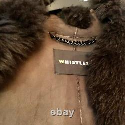 WHISTLES SHEEPSKIN GILET. Sleeveless. Size M. Immaculate Condition