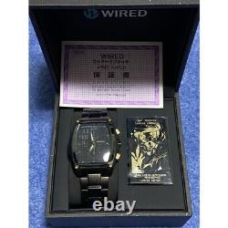WIRED × METAL GEAR RISING Limited Edition Watch Good Condition Ship From Japan