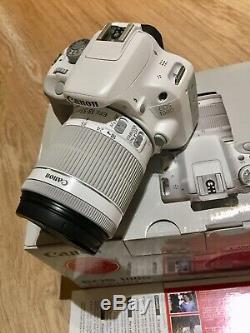 White Mint Condition cannon eos 100d Limited Edition Dslr Camera