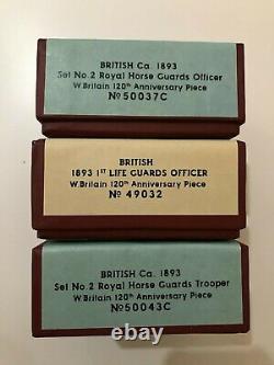 Wiliam Britain's 3 mint condition, limited edition sets500037C, 49032, 50043C
