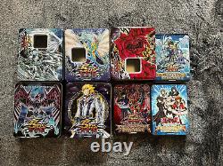 X8 5Ds Collectable Tins Empty Limited Edition Amazing Condition YuGiOh