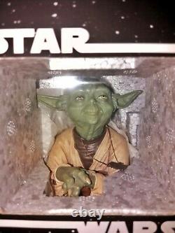 Yoda Bust Limited Edition With Certificate. Mint Condition. Read Description