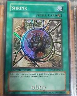 Yugioh Super Rare Shrink Spell Card Limited Edition STON-ENSE2 Mint Condition