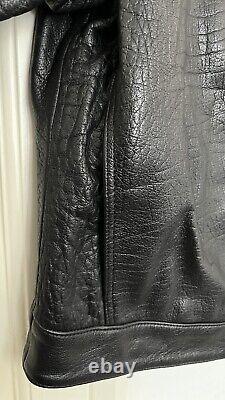 Zara Rhuigi 100% Leather Jacket Black Medium Limited Edition Excellent Condition