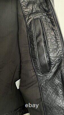 Zara Rhuigi 100% Leather Jacket Black Medium Limited Edition Excellent Condition