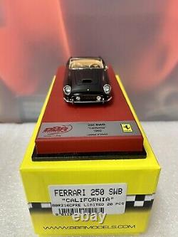 1/43 Bbr Ferrari 250 Swb California Blk #03/20 N Mr Amr Grande Condition Lire
