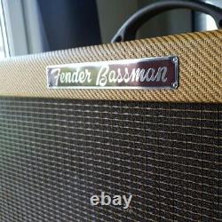 2014 Fender Bassman Ltd'59 Ri Tweed 4x10 Tube Ampli Excellent État Valve