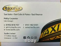 2017 Tx4 London Taxi Limited Edition 98k Sur Horloge £21999.99 Très Bon État