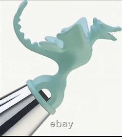 Alessi Tea Rex Kettle Blue Handle And Dragon-shape Whistle Edition Limitée Bnib