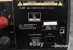 Amplificateur De Puissance Luxman M-7 Edition Limitée En Excellent État