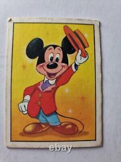 Anglo Confiserie Walt Disney Characters 1971 Ensemble De 78 Cartes Complet Bon État