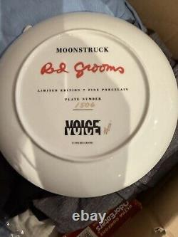 Assiette en céramique originale de Red Grooms Moonstruck Édition Limitée - En Très Bon État