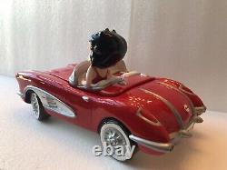 Betty Boop Édition Limitée 1958 Corvette Pot à Cookies Retraité et Numéroté