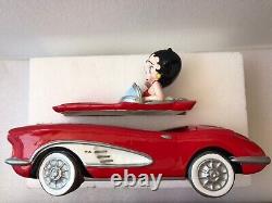 Betty Boop Édition Limitée 1958 Corvette Pot à Cookies Retraité et Numéroté