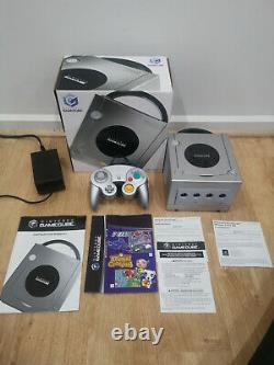 Boxed Nintendo Gamecube Limited Edition Platinum Console- Great Condition