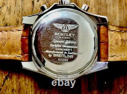 Breitling Pour Bentley Gt. Montre Chronomètre Homme, Bracelet En Cuir- Edition Limitée