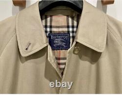 Burberry Manteau De Tranchée Vintage Pour Femmes Taille 12, Très Bel État