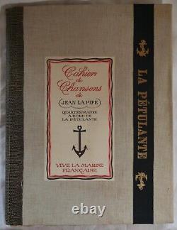 Cahier de chansons de Jean Le Pipe 1930 édition limitée, bon état