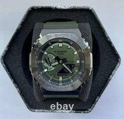 Casio G-shock Gm-2100b-3aer Wristwatch Tout Nouveau État De Menthe