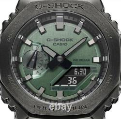 Casio G-shock Gm-2100b-3aer Wristwatch Tout Nouveau État De Menthe