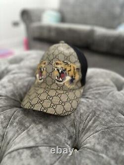 Casquette Gucci tigre Édition Limitée, taille M, en excellent état, discontinuée