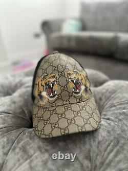 Casquette Gucci tigre Édition Limitée, taille M, en excellent état, discontinuée