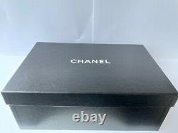 Chanel CC Suede Triple Black Worn Once Pristine Condition Box Inclus