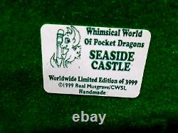 'Château de bord de mer des Pocket Dragons' Édition limitée 1999 en parfait état, dans sa boîte.