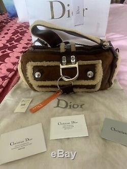 Christian Dior Flight Sac À Main Excellent État Avec Des Étiquettes Store & Dustbag